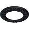 Ekena Millwork Ribbon with Bow Ceiling Medallion (Canopies up to 7 1/2"), 12 1/4"OD x 7 1/2"ID x 7/8"P, Steel Gray CM12RISGS - alternate 2